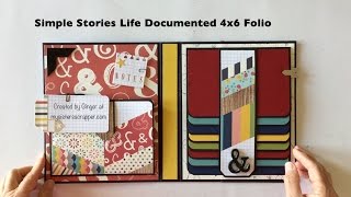 Simple Stories Life Documented 4x6 Folio