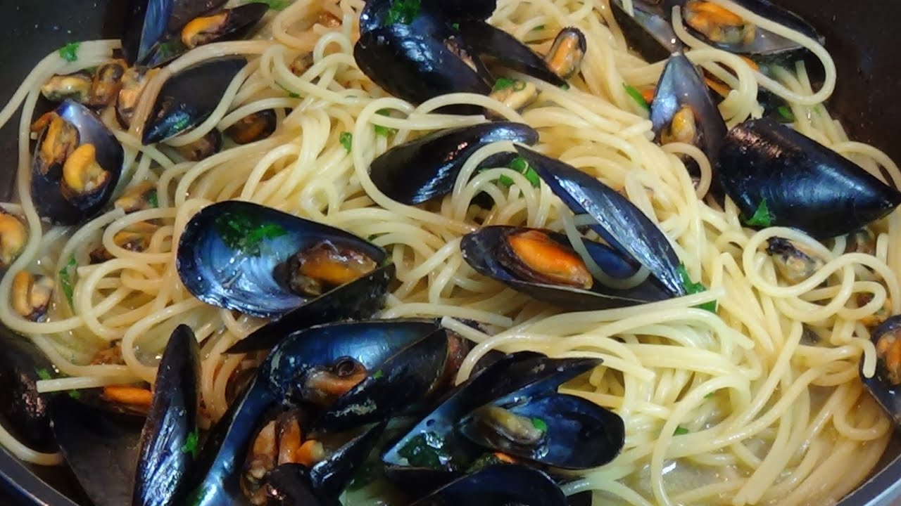 Spaghetti con le cozze....semplicissimi!