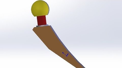 Cad Design of Human Hip implant Solidworks for total hip arthroplasty, prosthetic joint model