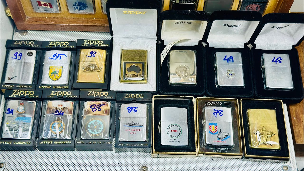 Lô 27 Cây Zippo Đẹp Chủ Đề Sưu Tầm Giá Sale Thanh Lý Mua Nhanh Kẻo Hết #zippohuyrau #thinhhanh