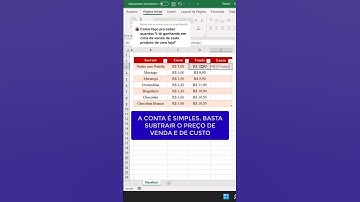 Aprende de um jeito simples e rápido com o Planilhas PRO #Shorts #excel