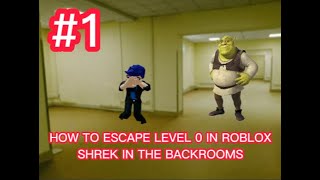 HOW TO ESCAPE SHREK IN THE BACKROOMS LVL 0 (Roblox) - Part 1 by BLAZE 119 views 1 year ago 2 minutes, 26 seconds