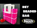 NEW DETAILED AND EASY WAY TO MAKE SQUARE SHAPED BEABED BAG AND HANDLE //How to make Beaded Bag//DIY
