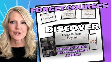Forget Courses: Discover the Legacy Builders Program! #onlinebusiness #digitalmarketing #ips