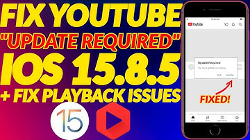 Fix YouTube on iOS 15.8.5 | Fix Update Required & Playback Issues | Full Step-by-Step Guide