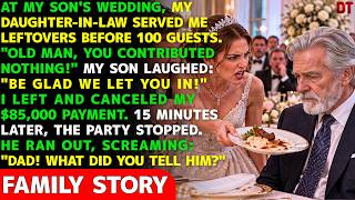 At My Son’s Wedding, My Daughter-in-Law Served Me Leftovers: “You Deserve This!” 15 Minutes Later...