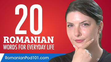 20 Romanian Words for Everyday Life - Basic Vocabulary #1