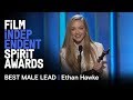 ETHAN HAWKE wins Best Male Lead for FIRST REFORMED at the 2019 Film Independent Spirit Awards