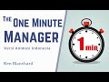 Tips Menjadi Manajer yang Hebat | The One Minute Manager