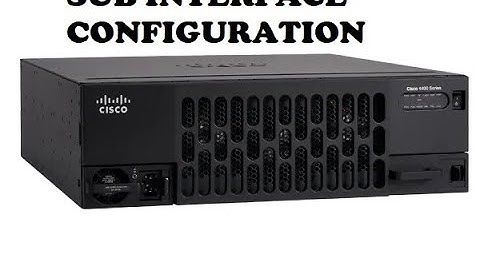 CREATING VIRTUAL/SUBINTERFACE ON CISCO ROUTER .