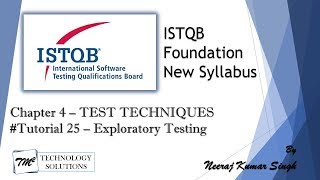 ISTQB Foundation Level | 4.4.2 Exploratory Testing | Test Charter | Informal Testing ISTQB Tutorials