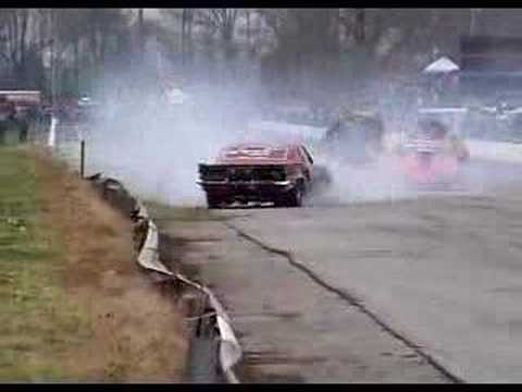 Tony Johnson - Steve Kirk Crash @ Huntsville