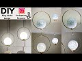 DIY Instagram Request Glam Ring Globe Lamps Using Yarn, Beach Balls & Hula Hoops Home Decor 2020
