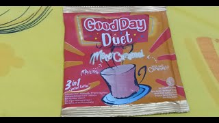 Review yang terbaru dari Good Day, Good Day Duet Moco'Caramel (Harga Rp2.500 di warung)