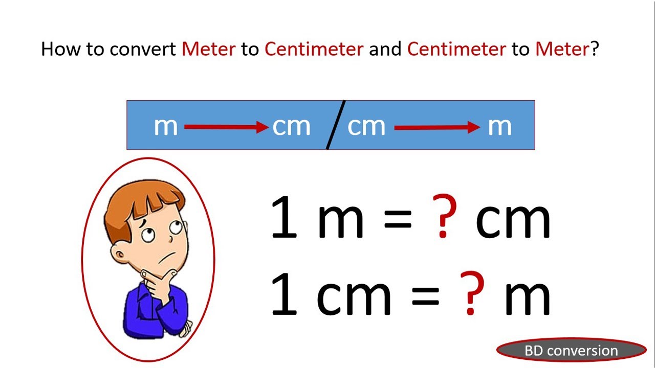 How To Convert Meter To Centimeter M Cm And Centimeter To Meter Cm M