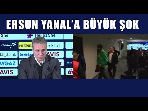 Ersun Yanal'a büyük şok! Muhabirler basın toplantısını terk etti!