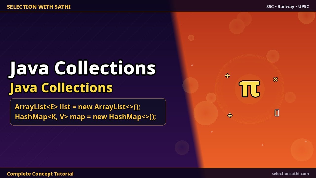 Java Collections | Java Collections | Selection With Sathi - YouTube