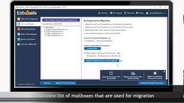 EdbMails live Exchange Archive mailbox to Exchange server