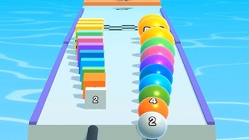 Ball Run 2048 Merge Number ! MAX LEVELS Gameplay Walkthrough New Update Part 857  android, ios