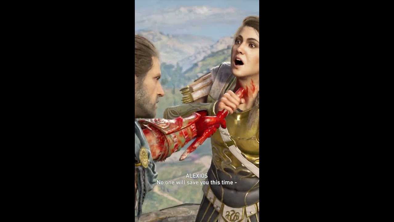 I KILLED KASANDRA IN ASSASSINS CREED ODYSSEY #shorts #short #assassinscreed