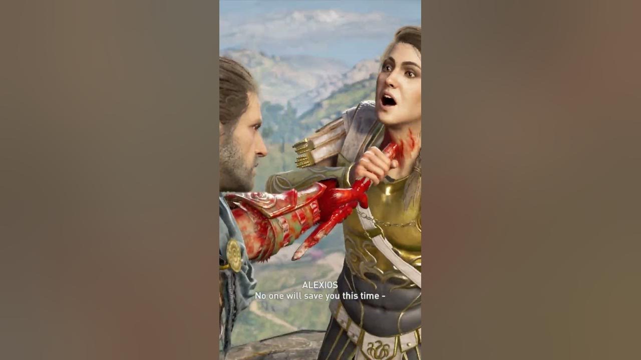 I KILLED KASANDRA IN ASSASSINS CREED ODYSSEY #shorts #short #assassinscreed
