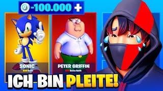 OMG 😱🤑 Nach jedem TOD MUSS ich TEURE SKINS aus dem Shop KAUFEN (EHRENLOS TEUER) Fortnite 2 Deutsch