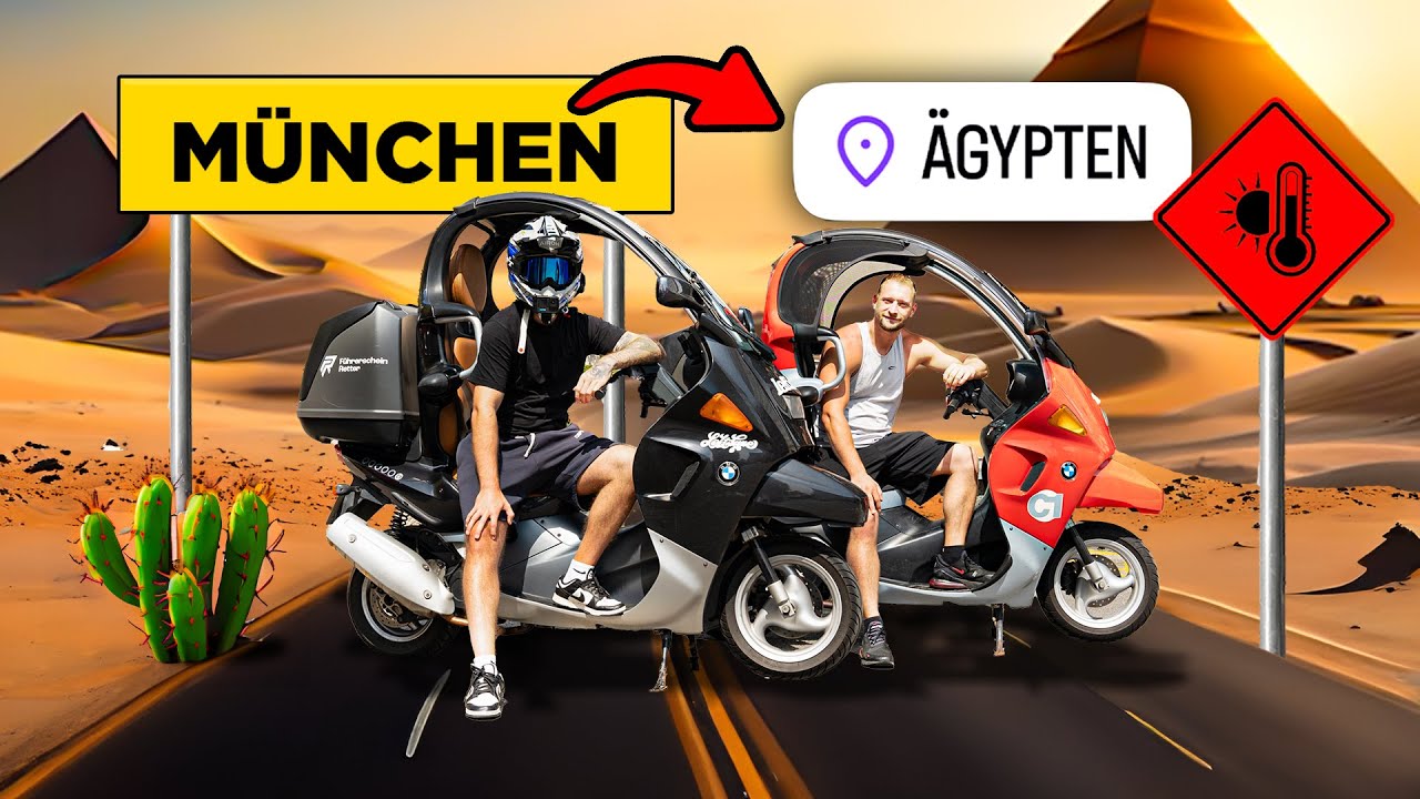 4000km mit dem Roller: Von München nach Ägypten | Hitzewarnung in der Türkei #9