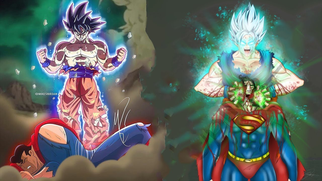 Ultra Instinct Goku VS Superman DBS Vs DC YouTube Ultra Instinct Goku VS Superman DBS Vs DC YouTube