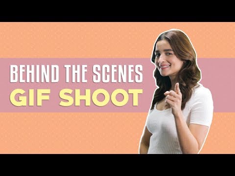 Behind the scenes of my GIF shoot | Alia Bhatt