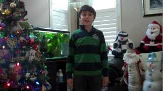 Colin sings for Autism Speaks 2012 Christmas