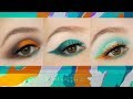 Kaleidos Makeup Electro-Turquoise | 3 Looks 1 Palette & Review