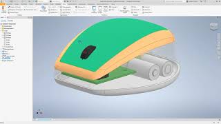 Computer mouse mechanical design in Autodesk Inventor - Part 2 Profile