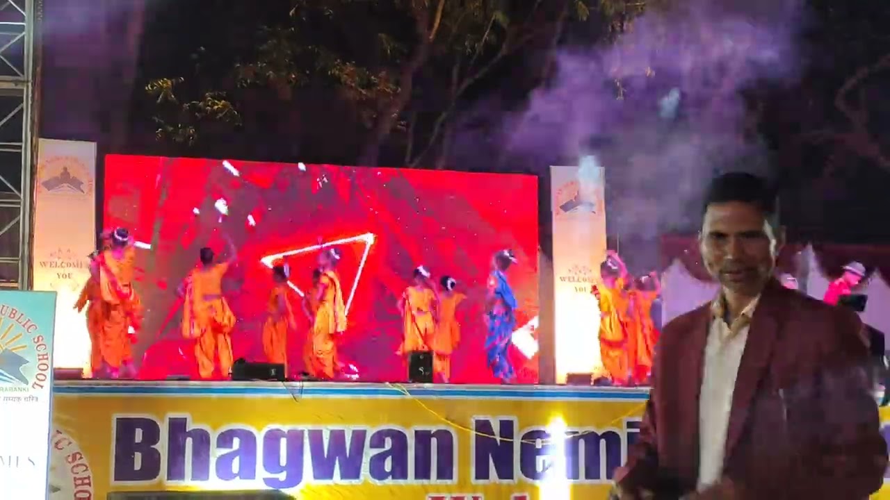 Bhagwan nemi public school annual function jhansi ki rani performance 