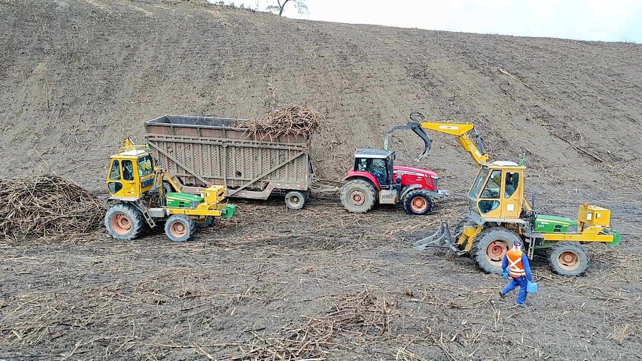 Transporte de cana a todo vapor usina JB 