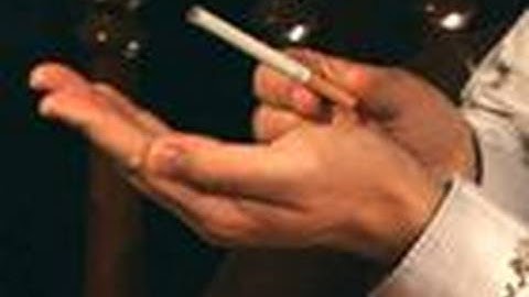 How to perform the vanishing cigarette illusion