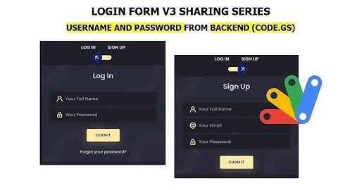 Login Form with Google Apps Script - Login Form V3 Part 3 - Set Password from Backend (Code.gs)