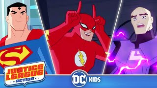 The Flash vs Lex Luthor | Justice League Action | @dckids