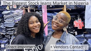 Market Vlog: Africa Biggest Stock Jeans & Vintage Shirts Market  Suppliers