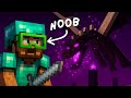 I CONQUERED the Ender Dragon on MY FIRST TRY EVER?!
