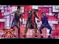 Rough Copy sing Every Little Step & She's Got That Vibe mash up - Live Week 8 - The X Factor 2013