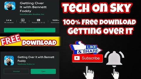 ||Bennett Foddy Game||  ||Getting Over It|| Free Download With Link
