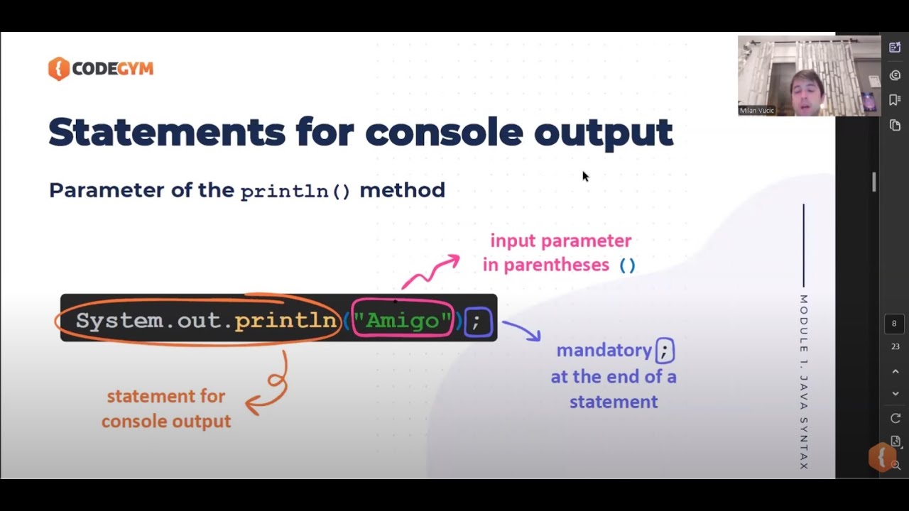 How to print output to console in Java - YouTube