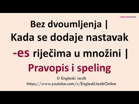 Video: Kako Provjeriti Završetke Riječima