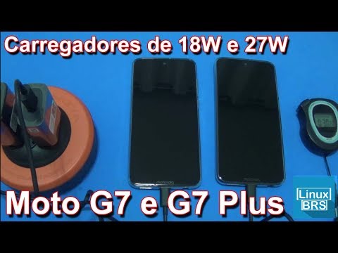 MOTOROLA MOTO G7 E MOTO G7 PLUS - CARREGADORES DE 18W E 27W