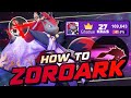 How to play feintattack zoroark guide by ghatlue vs umbreon  169k 27kills  pokemon unite