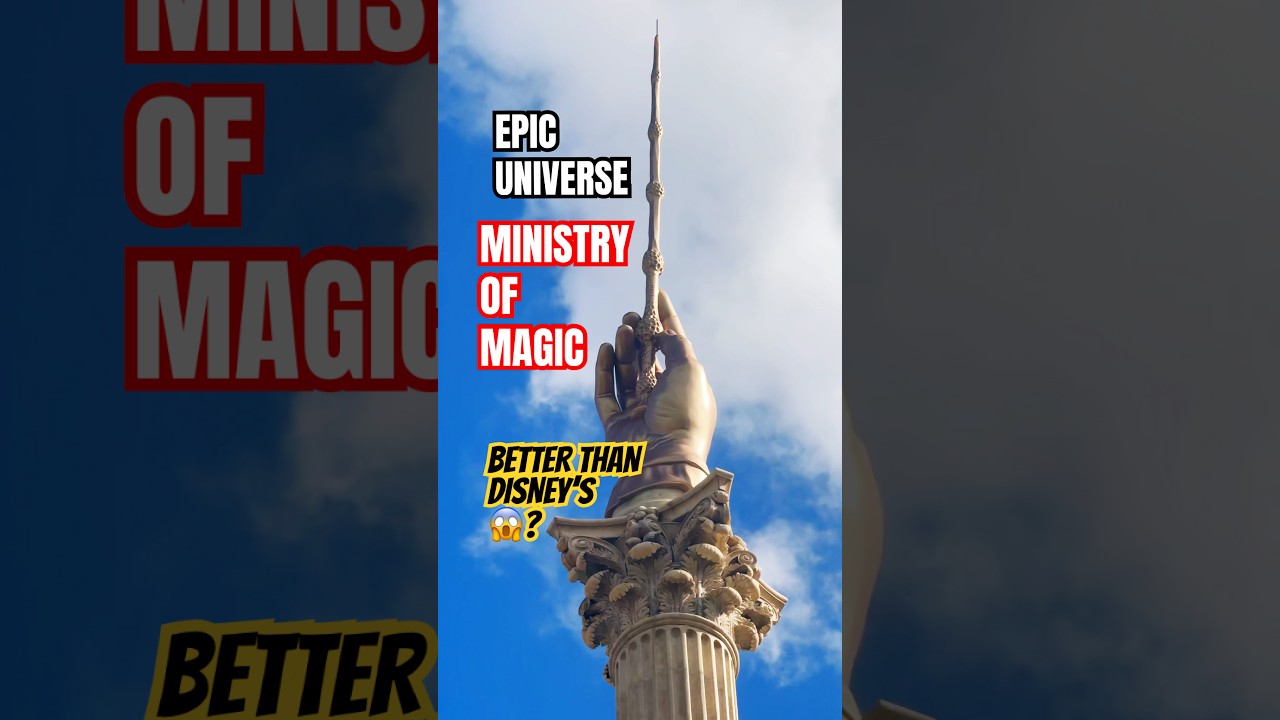 Universal’s Epic Universe MINISTRY OF MAGIC 🪄  or DIAGON ALLEY? 