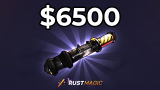 Rarest Rust skin Knock knock launcher gets pulled on RUSTMAGIC!