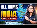 🗺️ All Major Dams of India — EASY Trick to Remember! 🔥 Class 10 SST | Resources & Development |Tanvi