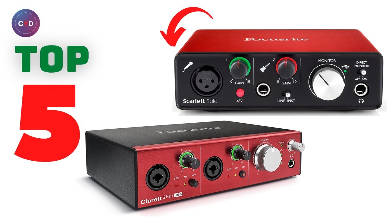 Best Audio Interface For The Money 2022|Top 5 Best Audio Interface ...