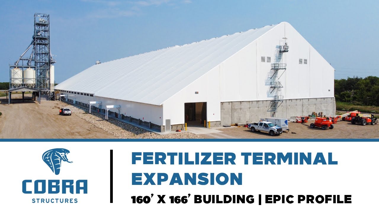 Cobra Structures 160' x 166' Fertilizer Terminal Expansion YouTube